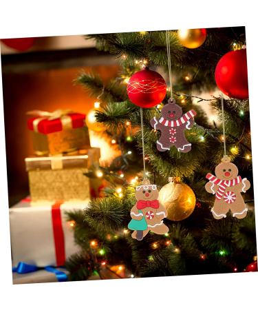 HOMSFOU 24 Pcs Gingerbread Man Ornament Xmas Gingerbread Man Figurine Gingerbread Ornaments Holiday Gingerbread Man Christmas Tree Ornaments Christmas Party Decoration Pvc Gift Household As Shownx2pcs 8X5.5CMx2pcs - Buy Online on GoSupps.com