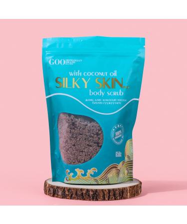 GOO Silky Skin Body Scrub with Jamts Salt & Coffee - Exfoliate & Nourish for Radiant Skin - International Shipping Available - Buy Online on GoSupps.com