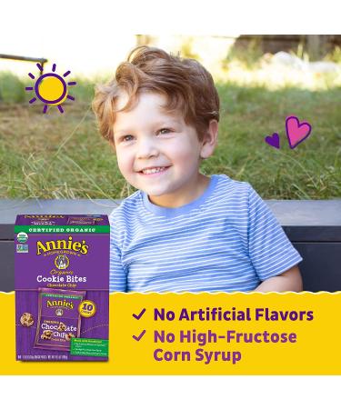 Annie's Organic Chocolate Chip Cookie Bites - 10 Packets, 10.5 oz - Buy Online on GoSupps.com