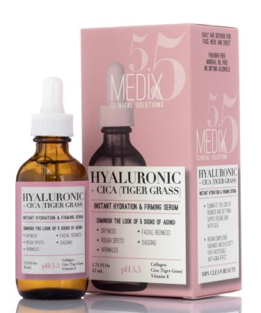 Medix 5.5 Hyaluronic + Cica Instant Hydration & Firming Serum 1.75 fl oz (52 ml)