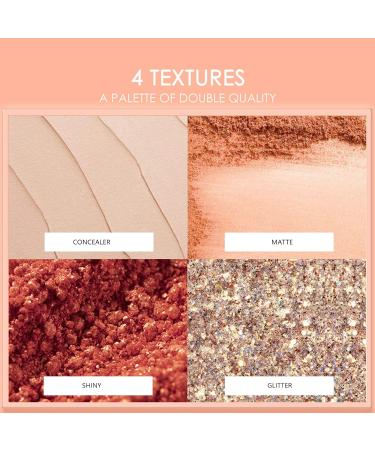 3Pcs Eye Shadow Glazed Eyeshadow Plate 10 Colors Eye Shadow Plate Makeup PalettesMakeup - Buy Online on GoSupps.com