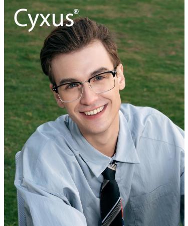 Cyxus Blue Light Filter Glasses - Prescription-Free Safety Glasses for Men & Women | Optimal Screen Protection & Gaming Eyewear - Buy Online on GoSupps.com