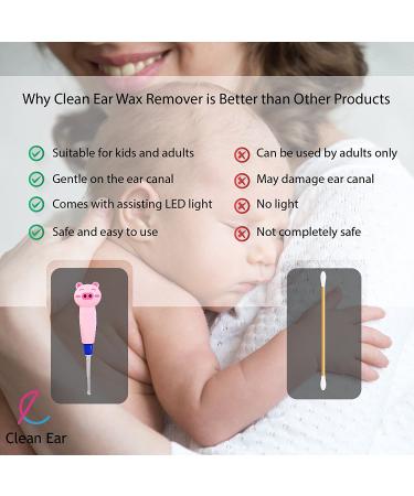 Kids Ear Wax Removal Tool with LED Light - Easy & Safe Earwax Removal - 2 Pack - Buy Online on GoSupps.com