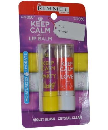 Rimmel Keep Calm and Love Lip Balm Violet Blush by Rimmel