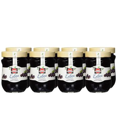 Schwartau Extra Blackcurrant Jam - Pack of 8 (8 x 340g) | Premium Quality International Shipping - Buy Online on GoSupps.com