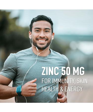 LEANFIT Zinc 50mg 90 Tablets - Vegan Sugar-Free Non-GMO Gluten-Free - Buy Online on GoSupps.com