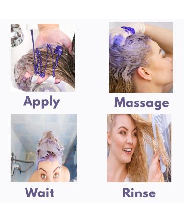 Yellow Out Purple Shampoo - Brassiness Eliminator for Blonde Gray & Silver Hair | 16 Fl.Oz - Buy Online on GoSupps.com