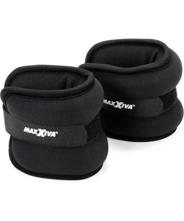 MAXXIVA Running Weight Set - 2 x 0.5kg Weight Cuffs for Arms & Legs | Iron Sand Filling for Strength Training Jogging & Rehab Fitness - Buy Online on GoSupps.com