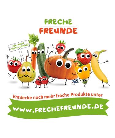 Cheeky Friends Bio Quetschie: Vegan Apple Pear Blueberry & Spelt Fruit Puree for Babies (6 x 100g Squeeze Bags) - 6 Pack - Buy Online on GoSupps.com