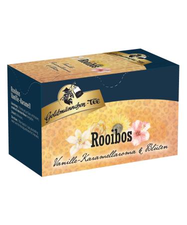 Goldm nnchen Tea Rooibos Vanilla - Caramel with Flowers Rooibos tea herbal tea in a bag 20 individually sealed tea bags