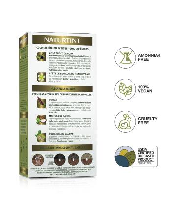 Natureint Ammonia-Free Hair Color 6.45 Dark Amber Blonde | 170ml | Natural Ingredients | International Shipping - Buy Online on GoSupps.com