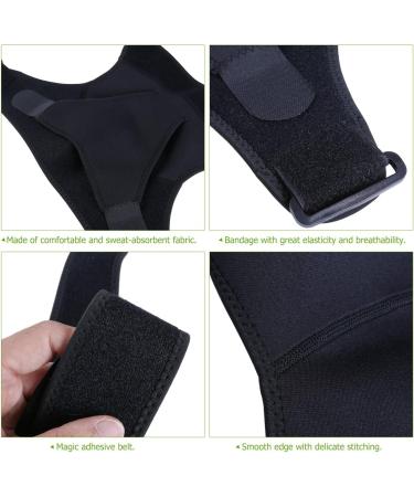 WINOMO Shoulder Brace Support for Men & Women | Breathable Adjustable Strap for Rotator Cuff & AC Joint Injury Relief | Pain Stabilizer & Protector (Black - Buy Online on GoSupps.com