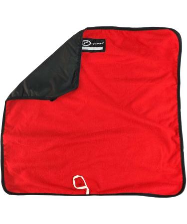 Optimum Swim Changing Mat - Portable Waterproof Mat for Quick Suit Changes - Black/Red - Buy Online on GoSupps.com