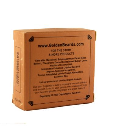 Organic Beard Balm - Toscana 30ml | 100% Natural & Organic | Moisturizing Beard Grooming for Men | Golden Beards - Buy Online on GoSupps.com