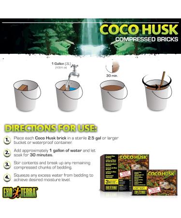 Premium Coco Husk Terrarium Substrate - Ideal for Vivid Plant Growth | International Shipping Available - Buy Online on GoSupps.com