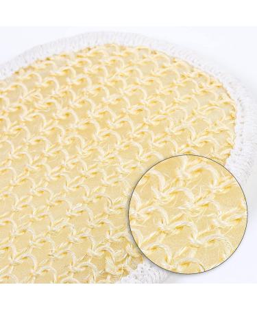 Gentle Face and Body Exfoliating Pad - Soft Weave Loofah Sisal Sponge (2 Pack) - Buy Online on GoSupps.com