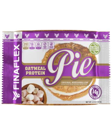 Oatmeal Protein Pie, All Natural Soft and Chewy Non GMO Protein Snack, Gluten Free, Kosher, 14g Protein, 12g Fiber, Only 8 Sugars, Creamy Marshmallow Protein Filling, Perfect for Kids and Adults (Variety Pack, 5 Original M…