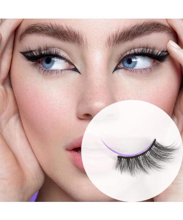FANXITON 3D Half Lashes - Natural Look Wispy Cat Eye Faux Mink - 10 Pairs Fluffy Soft 15MM Short False Eyelashes - Buy Online on GoSupps.com