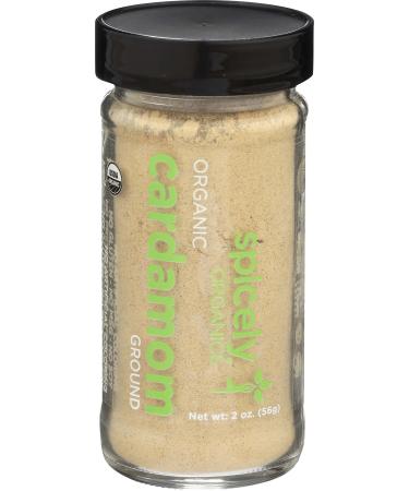 Spicely Organics Cardamom Powder 2.00 Ounce Jar Certified Gluten Free 2 Ounce (Pack of 1)
