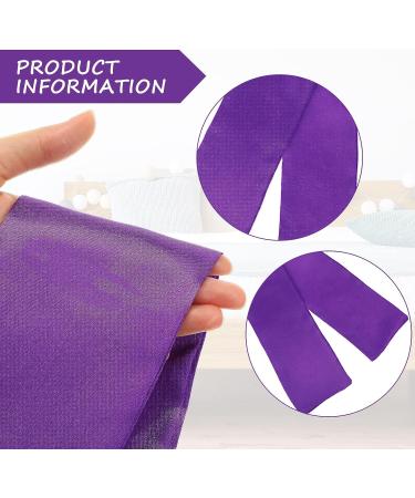 Coume 8 Pcs Low Temperature Wax Play Candles + Silk Blindfold Set (Purple Black) - 150 cm - Buy Online on GoSupps.com