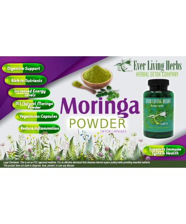 Buy Moringa Leaf 110 Capsules - Tropical Superfood for Energy &amp; Wellness | International Shipping Available - Buy Online on GoSupps.com