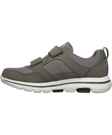 Skechers Men's GoWalk Athletic Walking Shoes | Two Strap Sneakers | X-Wide Khaki | Air-Cooled Foam Technology - Buy Online on GoSupps.com