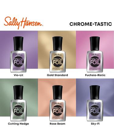 Sally Hansen Color Foil Nail Polish Steel A Kiss - 0.4 fl oz | Long-lasting Shine and Vibrant Color - Buy Online on GoSupps.com