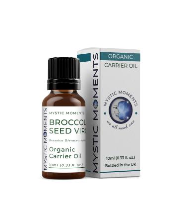 Mystic Moments |Bio -Brokkoli -amen nerve carrier oil 10ml -pure & natural oil Perfect for hair face nails aromatherapy massage and oil dilution vegan GVO -free 10 ml (1 Pack)