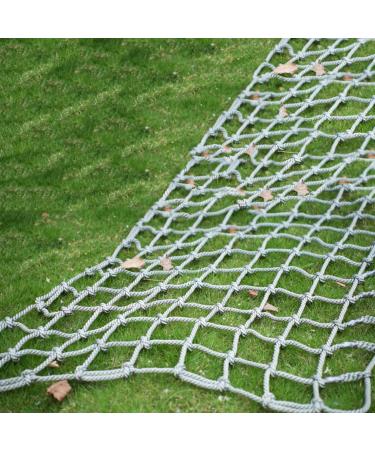 Outdoor Rope Net Climbing Cargo Net for Treehouse Protection Wall Balcony Banister Protection Fence Playground Netting (1 * 2m(3.3 * 6.6ft)) ()