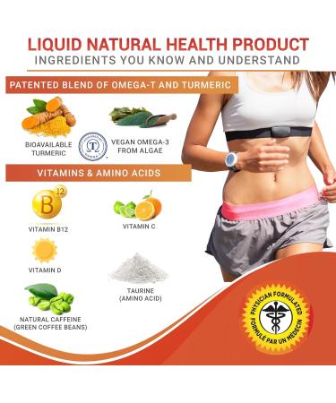 Pain Punch Plus Pack of 4 - Helps Support Cognitive Health & Brain Function Pain Relief Product w/Turmeric Vegan Omega-3 & Natural Caffeine Quick Pain Relief for Acute Pain and Energy | 4 x 236ml - Buy Online on GoSupps.com