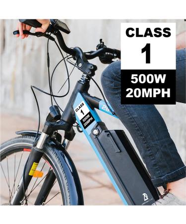 Electric Bicycle Frame Class 1 500W 20MPH Stickers Set - Weatherproof Vinyl Decals for E-Bike Identification - Removable Class Number Sign Mark - Buy Online on GoSupps.com