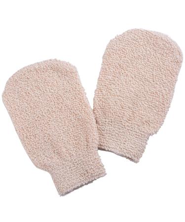 Bath Shower Gloves- Elastic Bath Mitts for Deep Cleansing & Gentle Exfoliation- Machine Washable (2 packs)