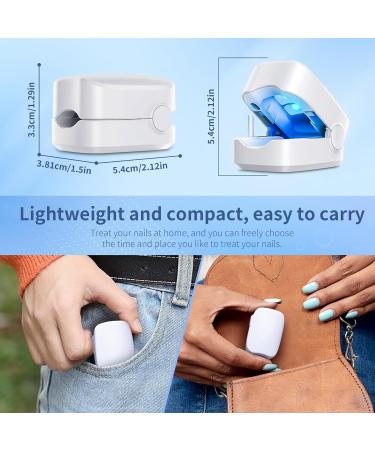 Nail Fungus Cleaning Light Device - Effective Rechargeable Remedy for Damaged Discolored Toenails & Fingernails - Fast Shipping Worldwide - Buy Online on GoSupps.com