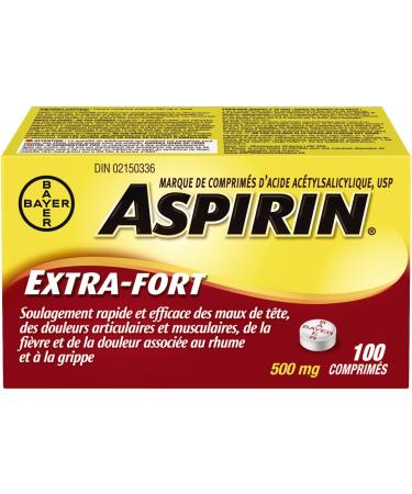ASPIRIN Extra Strength Tablet 500 mg - Buy Online on GoSupps.com