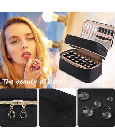 Portable Lipstick & Lip Gloss Organizer Case - Large Capacity Makeup Bag for Artists - Buy Online on GoSupps.com