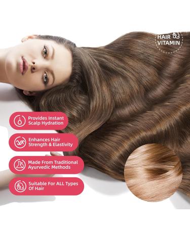 Hair Treatment Serum - 120 Vitamin Capsules with A C E & Oils | Restore Frizzy Hair No Rinse Safe for All Hair Types - Buy Online on GoSupps.com