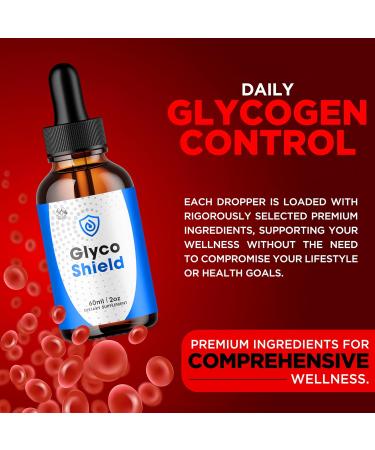 (2 Pack) Glyco Shield Drops Official Glyco Shield Blood Support Drops with All Natural Ingredients GlycoShield Maximum Strength Liquid Supplement to Support Your Health and Wellness (60 Servings) - Buy Online on GoSupps.com