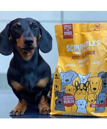 Scrumbles Dry Dog Food with Fresh Chicken 2 kg (Pack of 1) package may vary - Buy Online on GoSupps.com