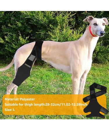 DJAPWPX Dog Knee Brace Adjustable Dog Leg Braces Breathable Pet Back Leg Support Brace Comfortable Dog Hip Brace for Supporting Dogs with Torn ACL Muscle Hind Leg Joint Discomfort (L) - Buy Online on GoSupps.com
