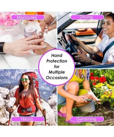 SINOKAME UV Gloves for Gel Nail Lamp | Full Coverage Finger UPF 50+ Protection | Cooling Tech Fabric with Silicone Print | Fingerless Sun UV Gloves for Women (Black) - Buy Online on GoSupps.com