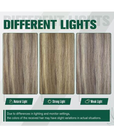 Runature 30cm Real Hair Extensions - Blond Highlighted Invisible Weft 70g Remy Human Hair #19AP60 - One Piece Easy Application - Buy Online on GoSupps.com