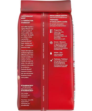 Starbucks Holiday Blend Ground Coffee 283g Holiday Blend 283 Grams 47.17 g (Pack of 6) - Buy Online on GoSupps.com