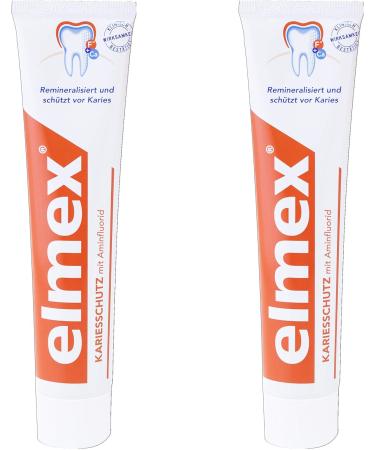 Elmex Caries Protection Toothpaste 3-Pack - 3x2x75ml | Effective Cavity Prevention | International Shipping - Buy Online on GoSupps.com