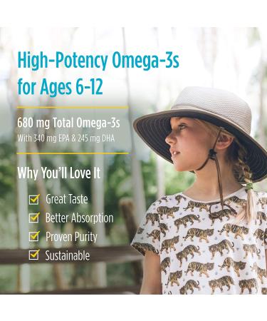 Nordic Naturals Complete Omega Junior Lemon - 180 Mini Soft Gels for Ages 6-12 - Buy Online on GoSupps.com