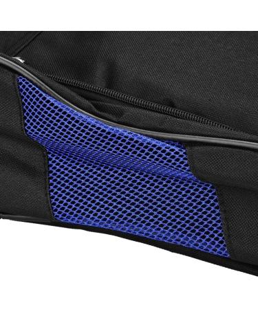 Waterproof Shoe Bag for Sports - Nylon Spikes Organizer Travel Bag for Men & Women - Zippered Accessory Storage (Black/Blue) - Buy Online on GoSupps.com