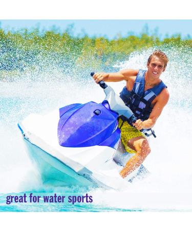 Mack's AquaBlock Swimming Earplugs - Waterproof Reusable Silicone Ear Plugs - 2 Pair, Purple - Buy Online on GoSupps.com