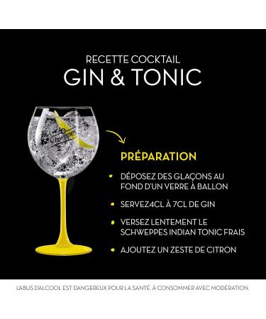 Schweppes Indian Tonic 1L - With quinquina bark extracts - Buy Online on GoSupps.com