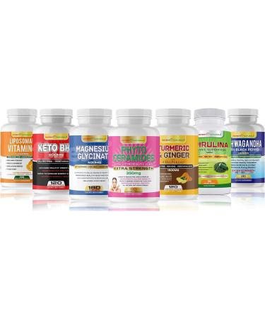 Potent Naturals Liposomal Vitamin C 1500mg - 180 Vegan Capsules | High Dose Ascorbic Acid for Immune Health | Non-GMO - Buy Online on GoSupps.com