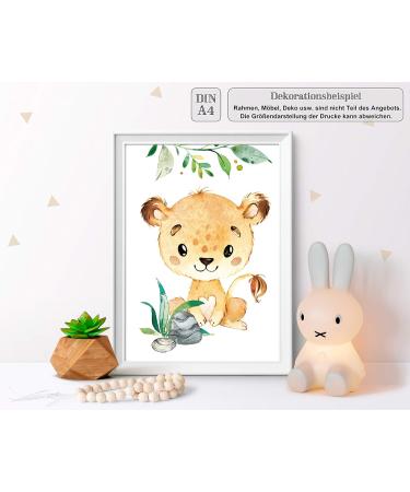 LALELU-Prints Adventurous Safari: Set of 6 Jungle Elephant Posters for Kids' Rooms Perfect Wall Decor for Boys and Girls (DIN A4 Unframed) - Buy Online on GoSupps.com