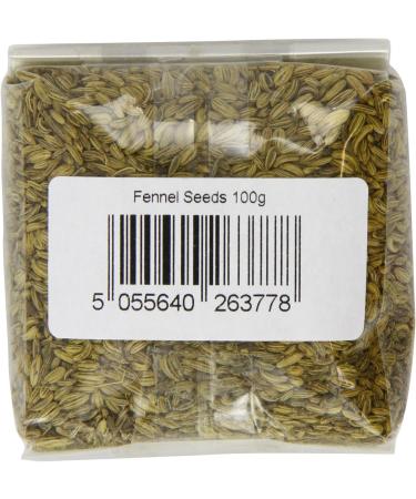 JustIngredients Essential Fennel Seeds 100g - Pack of 5 - Buy Online on GoSupps.com
